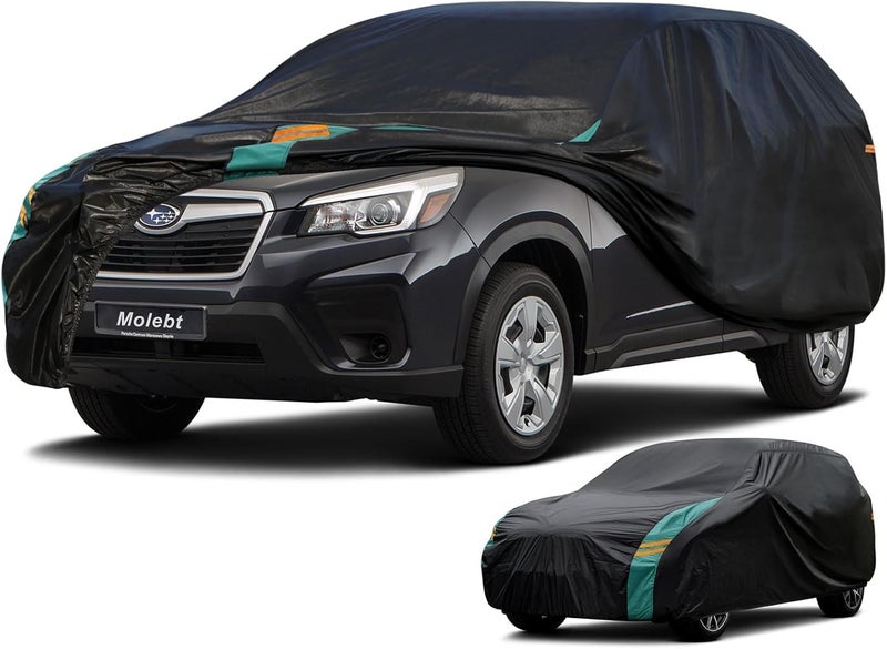 Molebt SUV Car Cover Custom Fit for Subaru Forester(2009-2025), Waterproof All Weather for Automobiles, Outdoor Full Cover with Windproof Clip Straps. - Image 1